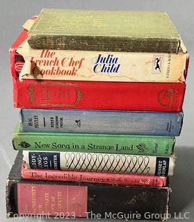 Eight (8) Vintage Books Including Julia Childs.