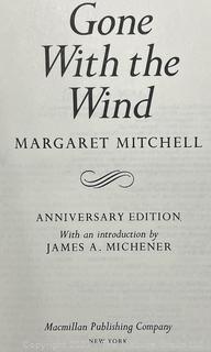 Gone With the Wind by Margaret Mitchell, Signed on Front Page by Olivia de Havilland, the Actress Who Played Melanie in the Film.  1976 Edition in Book Sleeve. 