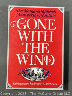 Gone With the Wind by Margaret Mitchell, Signed on Front Page by Olivia de Havilland, the Actress Who Played Melanie in the Film.  1976 Edition in Book Sleeve. 