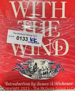 Gone With the Wind by Margaret Mitchell, Signed on Front Page by Olivia de Havilland, the Actress Who Played Melanie in the Film.  1976 Edition in Book Sleeve. 