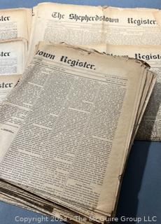 "The Shepardstown Register" WV Newspaper circa 1900 - 1940's 