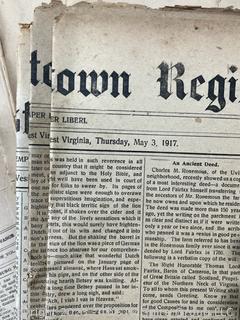 "The Shepardstown Register" WV Newspaper circa 1900 - 1940's 