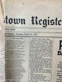 "The Shepardstown Register" WV Newspaper circa 1900 - 1940's 