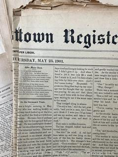 "The Shepardstown Register" WV Newspaper circa 1900 - 1940's 