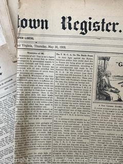 "The Shepardstown Register" WV Newspaper circa 1900 - 1940's 