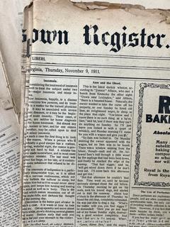 "The Shepardstown Register" WV Newspaper circa 1900 - 1940's 