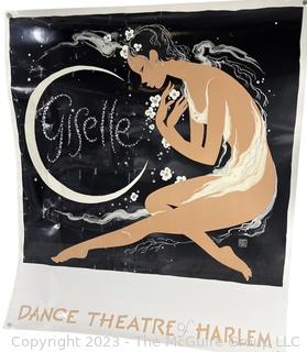 Dance Theatre of Harlem: Giselle Poster Illustrated by  Hilary Knight. 29 x 25 inches