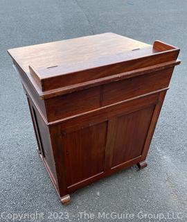 Antique Mahogany Bachelors Desk c. 1880's. Measures 26 x 16 x 34"