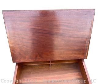 Antique Mahogany Bachelors Desk c. 1880's. Measures 26 x 16 x 34"