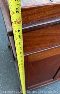 Antique Mahogany Bachelors Desk c. 1880's. Measures 26 x 16 x 34"