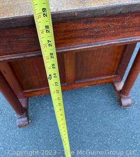 Antique Mahogany Bachelors Desk c. 1880's. Measures 26 x 16 x 34"