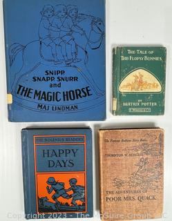 Group of Children's Books Including Magic Horse and Beatrix Potter