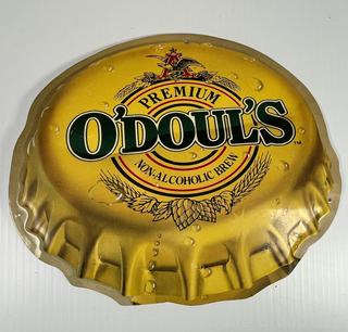 O'Doul's Non Alcoholic Beer Metal Bar Sign