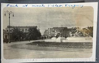 (11) Photo Post Cards circa 1920: Uruguay