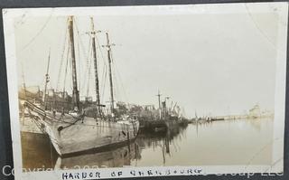 (12) Photo Post Cards circa 1920: France and England