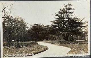 (12) Photo Post Cards circa 1920: France and England