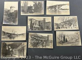 (9) Photo Post Cards circa 1920: Croatia