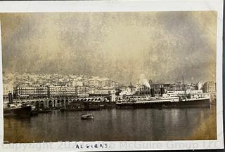 (9) Photo Post Cards circa 1920: Algiers