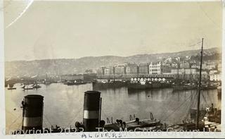 (9) Photo Post Cards circa 1920: Algiers