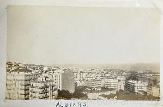 (9) Photo Post Cards circa 1920: Algiers