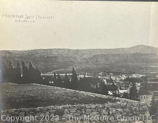 5 Section Panoramic Photo of Croatian Coast circa 1920