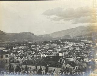 5 Section Panoramic Photo of Croatian Coast circa 1920