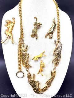 A Pride of Panthers - Costume Jewelry 