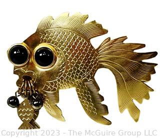 Angelfish Brooch 
