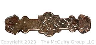 Victorian Intricately Chased Bar Pin
