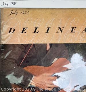 Eight (8) Vintage Delineator Magazines