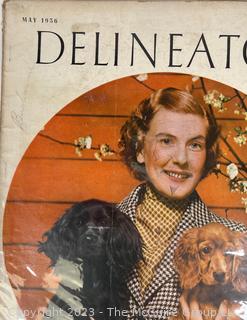 Three (3) Vintage Delineator Magazines