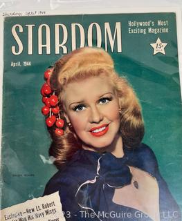 Four (4) Vintage Magazines Including Screen Guide, Stardom and Picture Wise