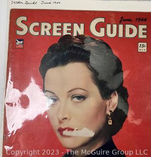 Four (4) Vintage Magazines Including Screen Guide, Stardom and Picture Wise