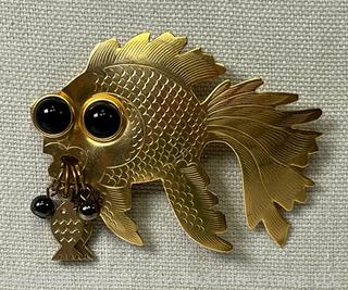 Angelfish Brooch 
