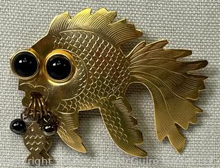 Angelfish Brooch 
