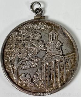 Shepherd College, Shepherdstown West Virginia Centennial Bronze Medal 1972