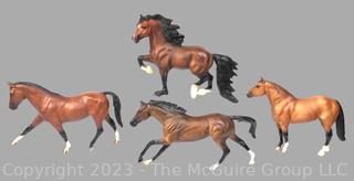 Four (4) Breyer Horse Figurine Toys  