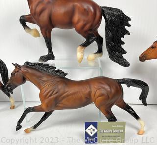 Four (4) Breyer Horse Figurine Toys  