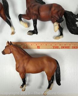 Four (4) Breyer Horse Figurine Toys  