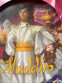 Two (2) Walt Disney Toy Dolls or Action Figure New in the Box - Aladdin 