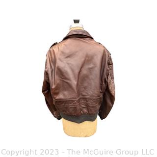 Vintage Schott Leather Company Bomber Motorcycle Jacket. 