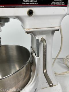 KitchenAid Professional Mixer White With Attachments.  Second of two being offered in this auction.