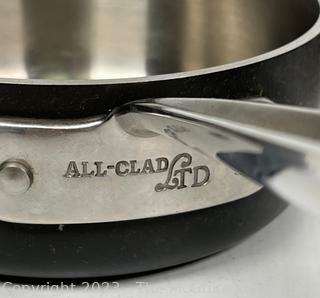 Group of Cookware and French Press. All Clad, Dansk, Calphalon