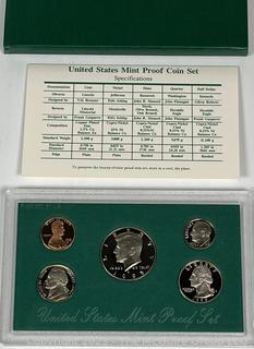 Five (5) United States Mint Uncirculated Set 1995