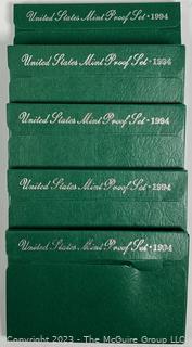 Five (5) United States Mint Uncirculated Set 1994