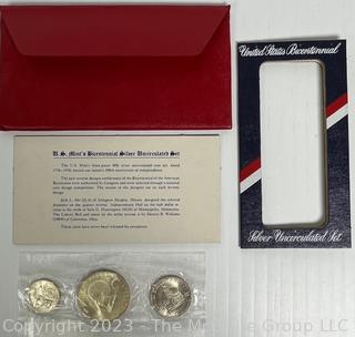 Five (5) United States Bicentennial Silver Uncirculated Set 1776-1976