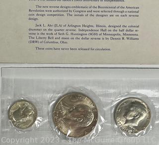 Five (5) United States Bicentennial Silver Uncirculated Set 1776-1976