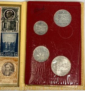 Numismatic Collection Original Vatican Coins & Souvenir Citta Del Vaticano Coins