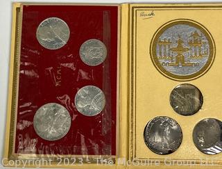 Numismatic Collection Original Vatican Coins & Souvenir Citta Del Vaticano Coins