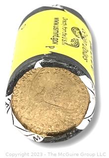 Roll of (25) Golden Uncirculated United States Mint P Dollar Coins 